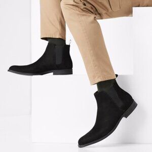 Men's‎ Black Suede Chelsea Boots by ALDO – Sleek and Versatile